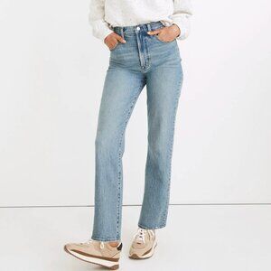 Madewell Perfect Vintage Straight Jean (Size 24, Color Clean Indigo)